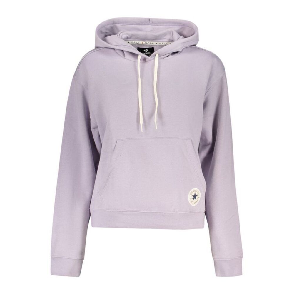Converse Purple Cotton Women's Sweatshirt